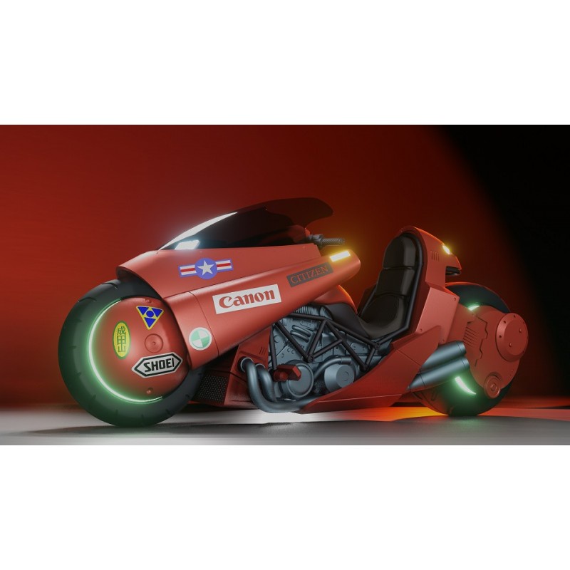 File in 3D Akira Kaneda Bike - Manga