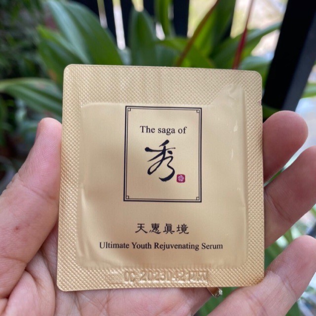 Gói tinh chất tái sinh da The Saga of Xiu Ultimate Youth Rejuvenating Serum - tái tạo, trẻ hóa làn da (1 gói)