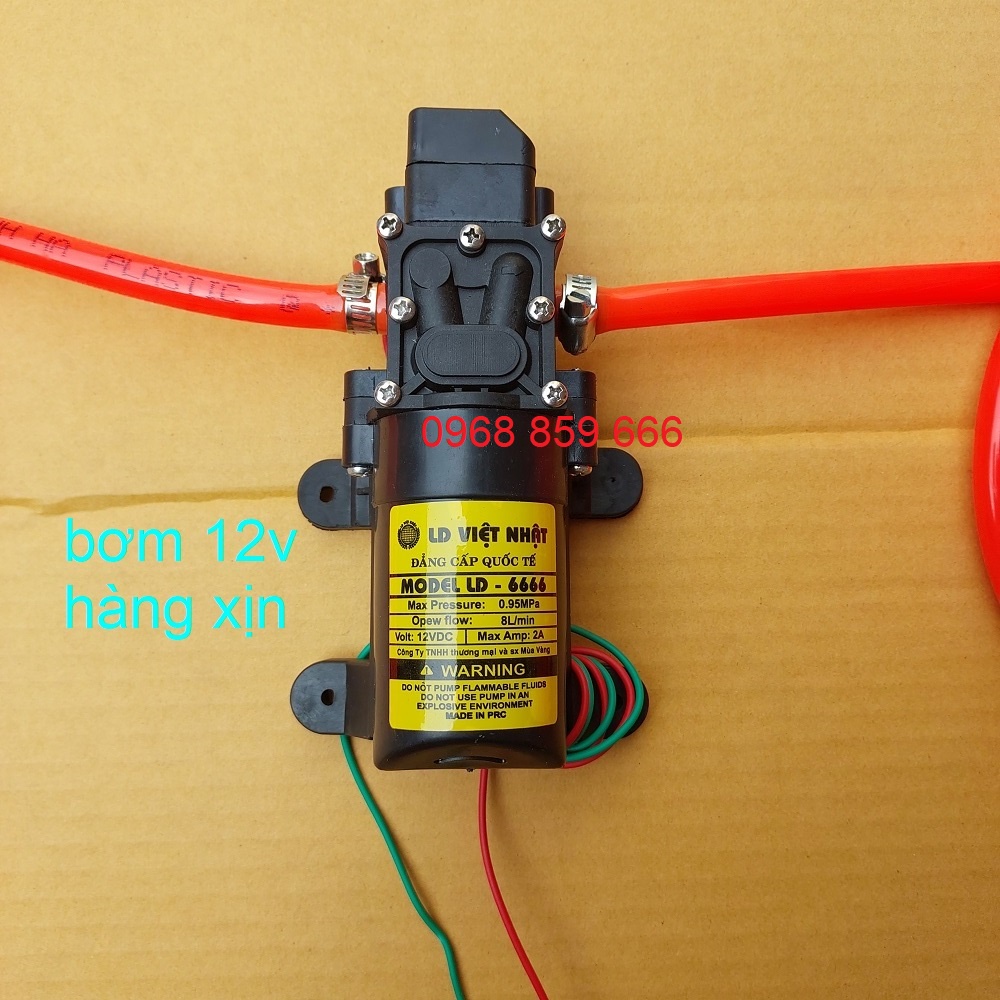 Máy rửa xe mini CỰC MẠNH - máy bơm nước mini 12v - rửa xe đa năng