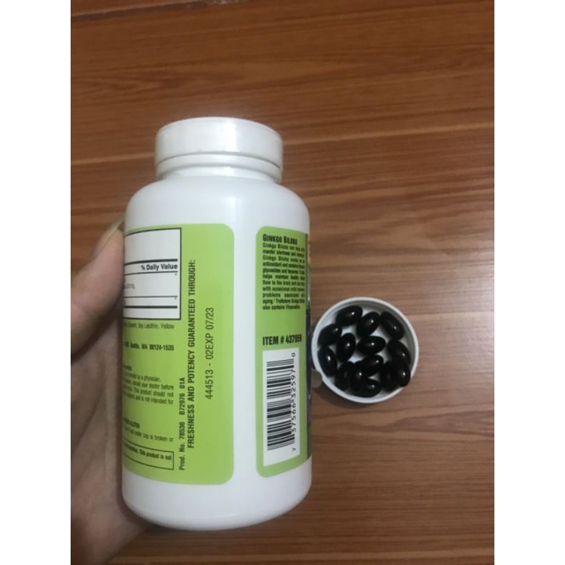 Viên uống bổ não Ginkgo Biloba With Vinpocetine 120mg 300viên | BigBuy360 - bigbuy360.vn