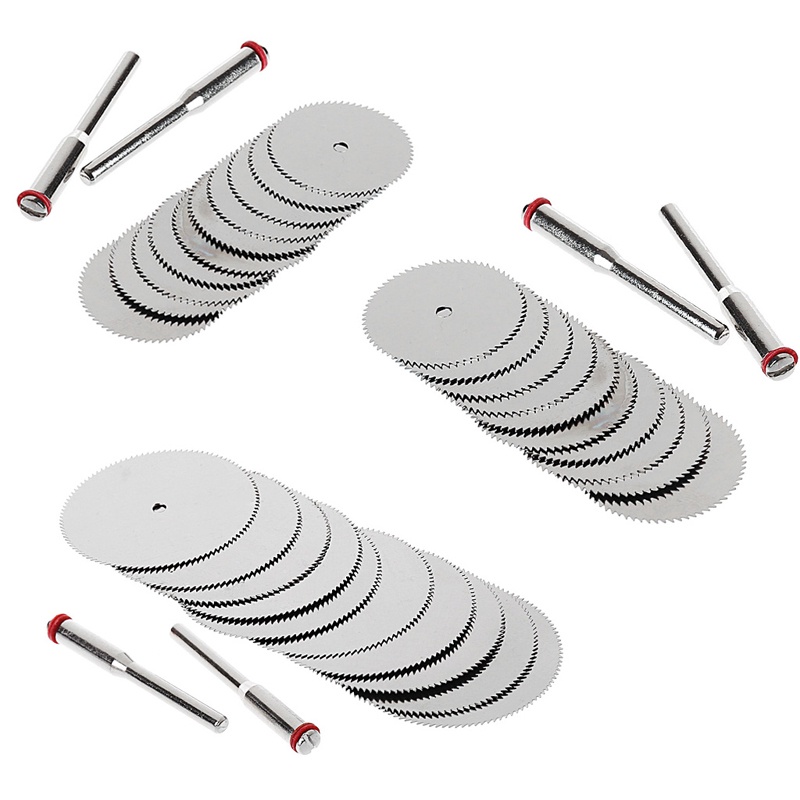 Bộ đĩa cưa gỗ 10x22mm + 2 trục xoay cố định chuyên dụng