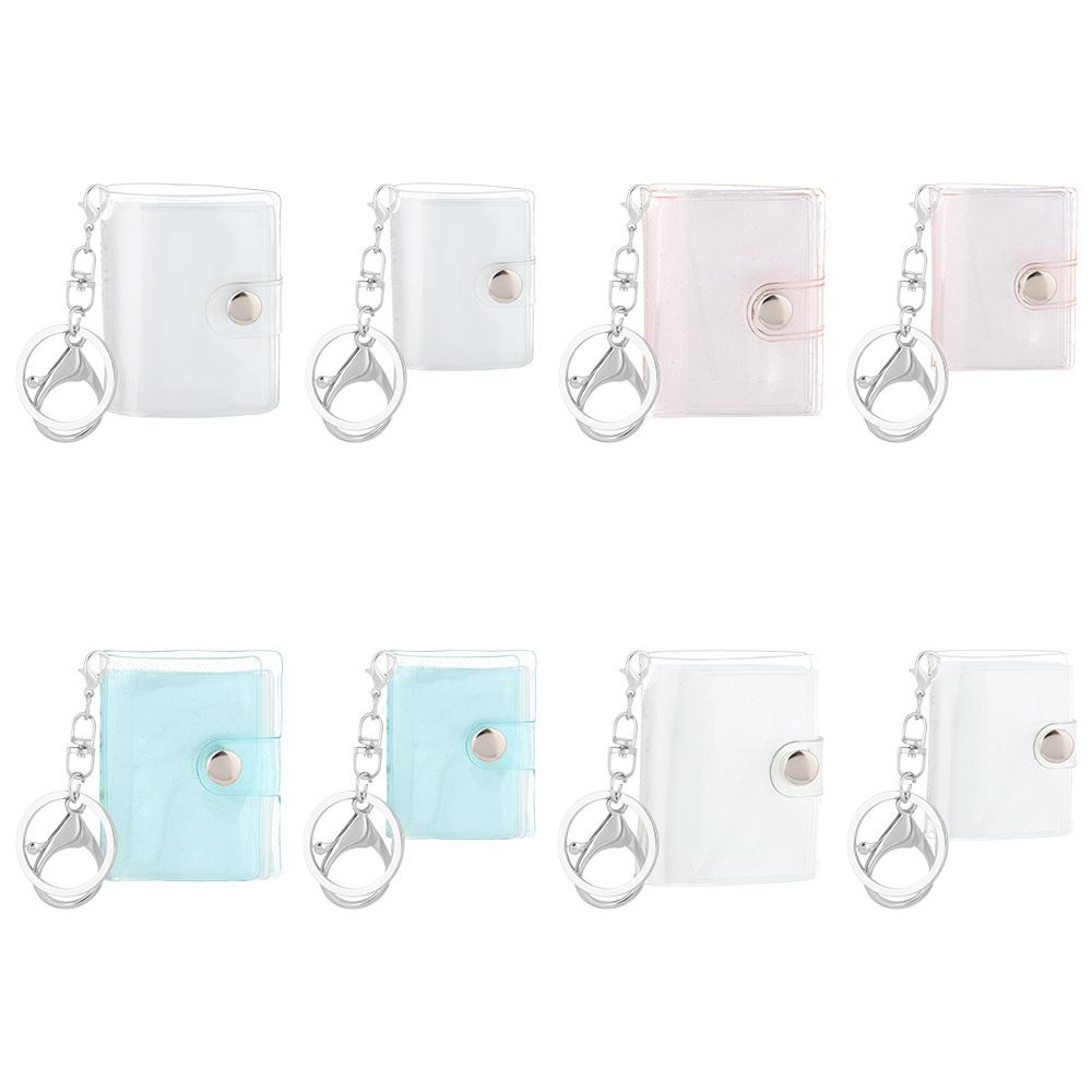 RAINBOW Album Ảnh PVC Mini 1inch 2inch Kèm Móc Khóa Giá Đỡ