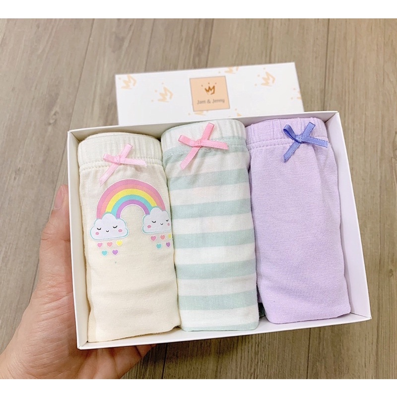 Set 3 quần Chíp đùi modal mát lạnh cho Bé gái