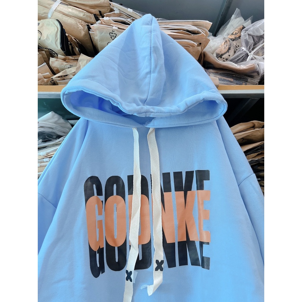 Khoác Nỉ Good Dáng Rộng Nam Nữ Dây Bản To Mũ Rộng Oversize Unisex Hàn Quốc