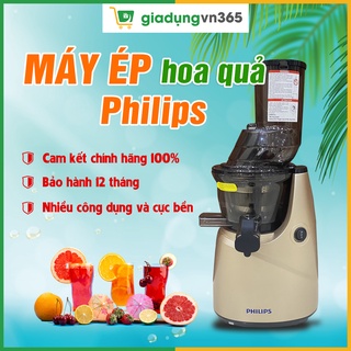 Máy ép trái cây Philips HR 1968, máy ép chậm trái cây công nghệ Thái Lan giữ nguyên dưỡng chất vitamin