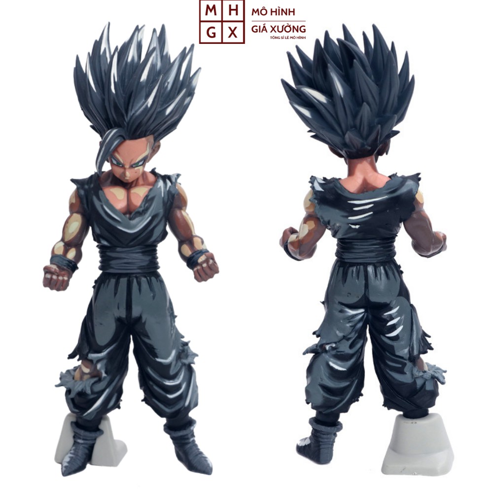 Mô hình Dragon Ball SonGoHan super saiyan bản 2D siêu đẹp có 2 màu tóc cao 22cm - mô hình figure 7 viên ngọc rồng