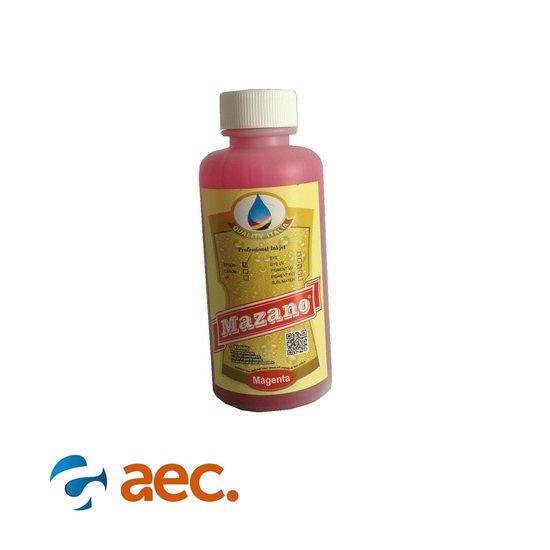 Bộ 6 chai mực dầu Pigment UV chất lượng cao, chống nước, chống bay màu thương hiệu Mazano chai 100ml