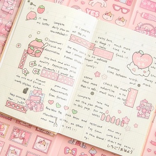 Set 4 tấm sticker Flowertree dễ thương