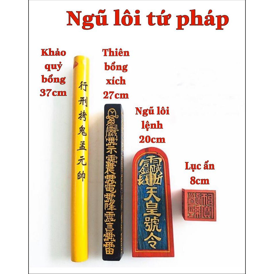 Ngũ lôi tứ pháp cỡ đại 37cm