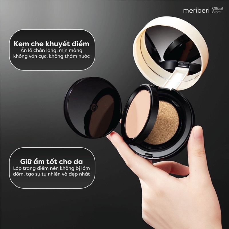 Cushion VEZE 2 Trong 1 Dưỡng Ẩm Mịn Cho Làn Da Đẹp Tự Nhiên