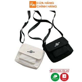 Túi đeo chéo cho nam nữ ulzzang vải canvas phong cách vintage đựng mỹ phẩm đồ trang điểm quần áo điện thoại TT001LU