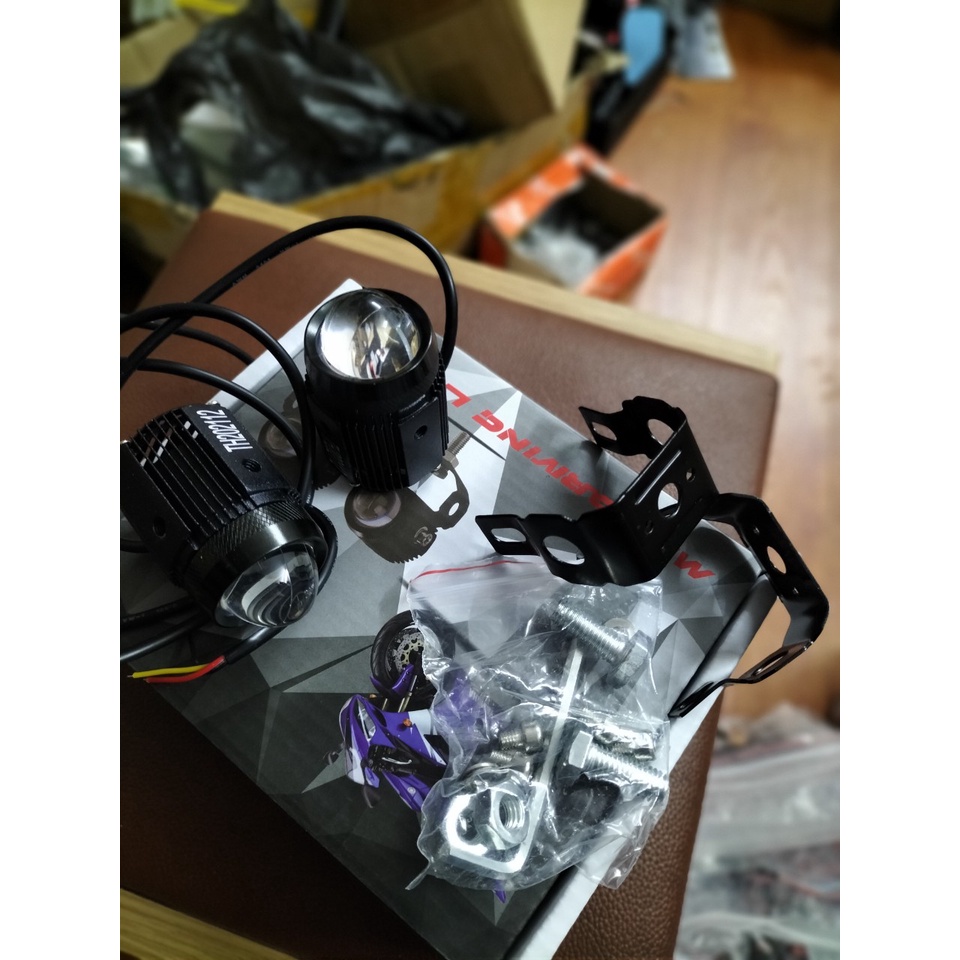 Đèn Trợ Sáng Bi Cầu Mini 2 Màu - Hàng Chuẩn Loại 1 BMU-bảo hành 12 tháng