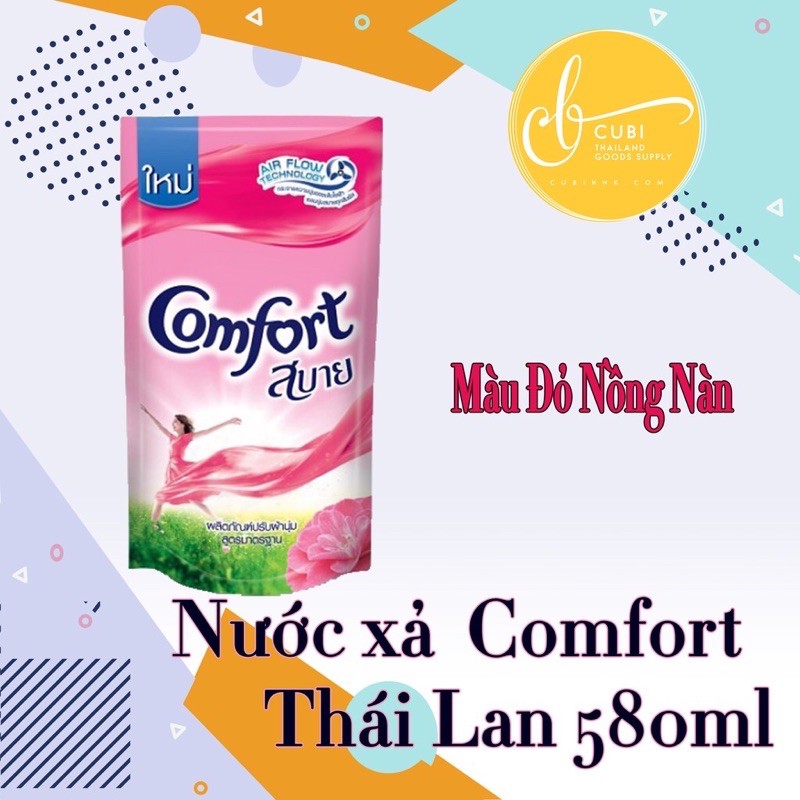 5gói nước xả vải comfor Thái