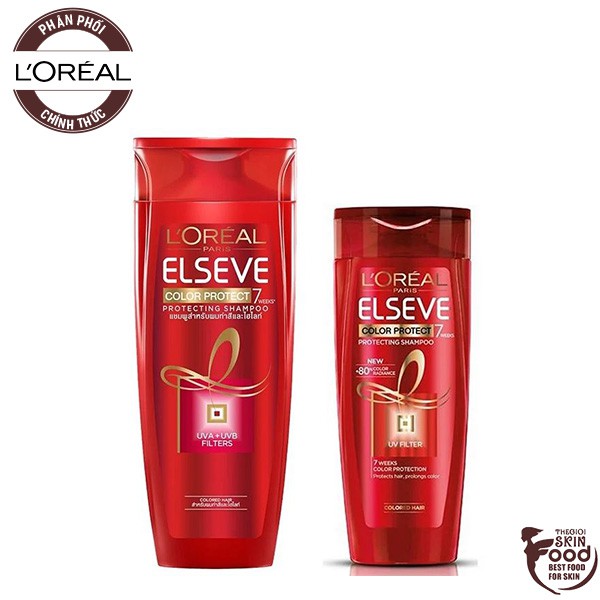 Dầu Gội Bảo Vệ Màu Tóc Nhuộm L'Oreal Elseve Color Protect 7 Weeks Shampoo