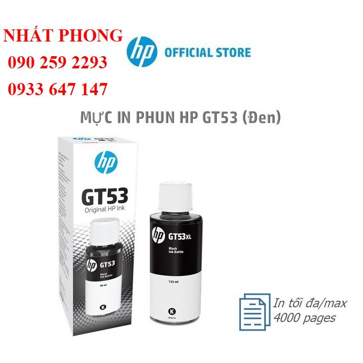 Mực in HP GT53 - GT52