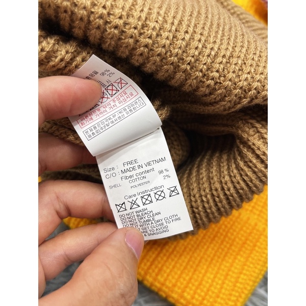 Mũ len MLB NY LA BEANIE BASIX có quả bông tròn