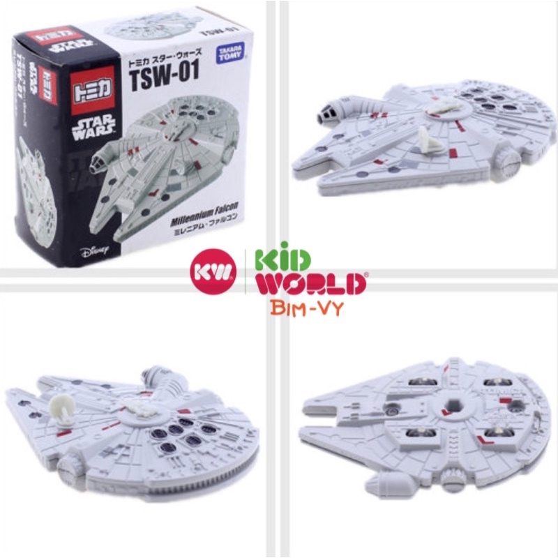 Xe mô hình Tomica Box Disney Star Wars TSW-01 Millennium Falcon. MS: 705.