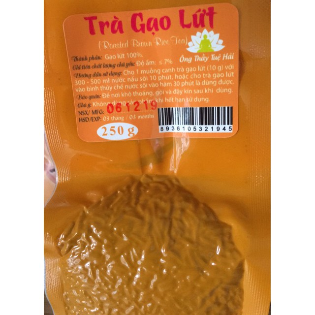 Trà Gạo Lứt Rang QUY NGUYÊN 250g