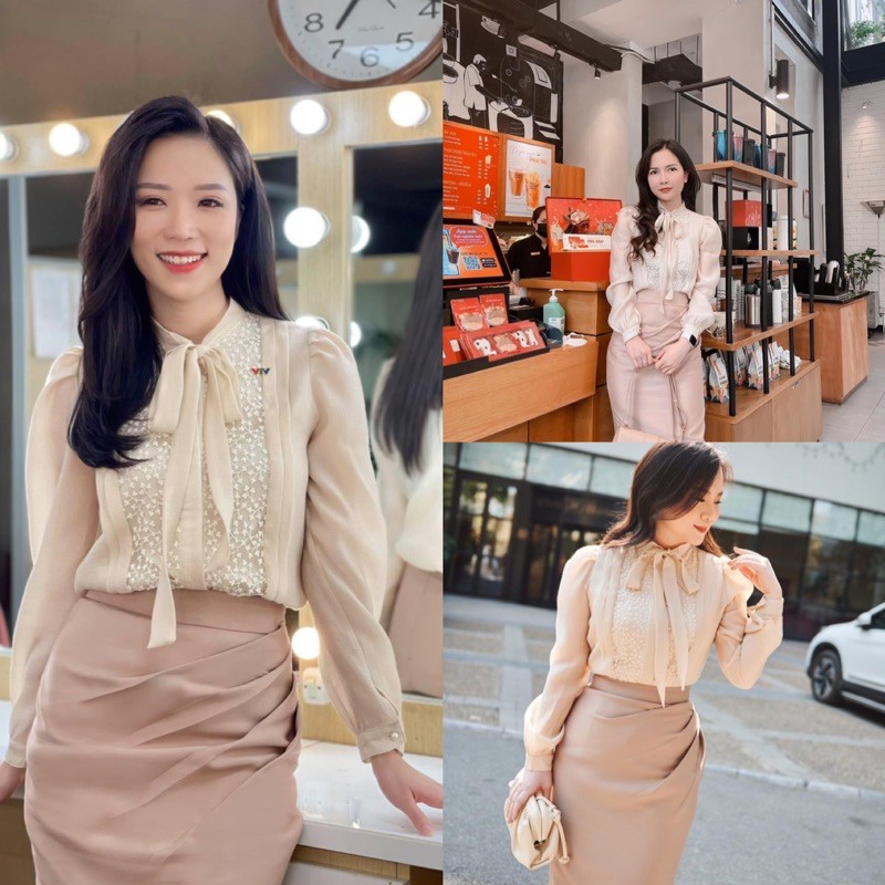 G88 Áo sơ mi chất lụa nhuyễn phối ren CÓ BIGSIZE hàng thời trang thiết kế, đi chơi hay đi làm đều được - GEM Fashion