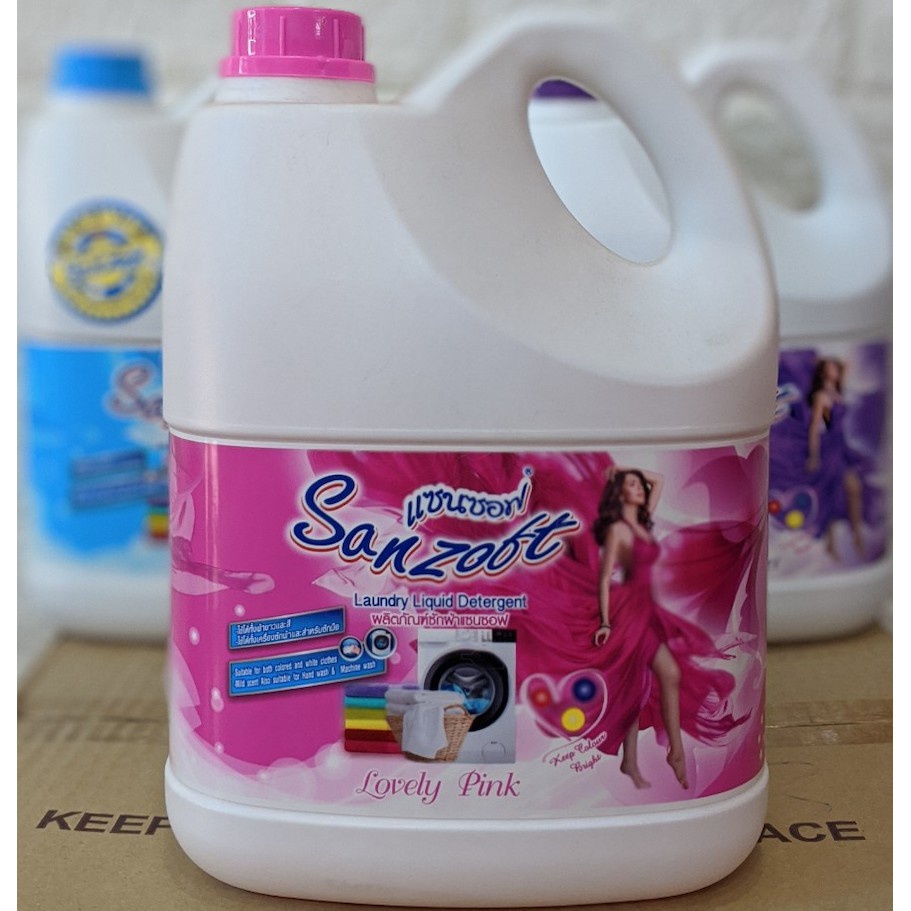 Nước giặt sanzoot đậm đặc thái lan can 3.5 lít