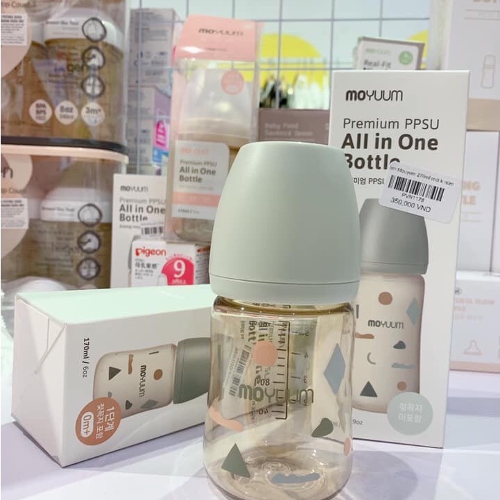 Bình sữa Moyuum hoạc tiết Cloud/ Hươu Limited 2021 bình 170ml/270ml không kèm núm