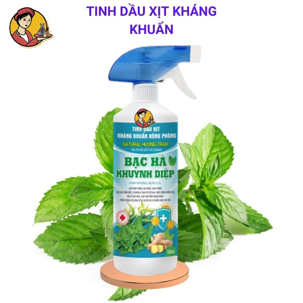 Bình Xịt Khử Khuẩn Xịt Phòng Tinh Dầu Nguyên Chất Hương Chanh Sả Bạc Hà Khuynh Diệp Bồ Kết Khử Mùi Thơm Phòng Sát Khuẩn