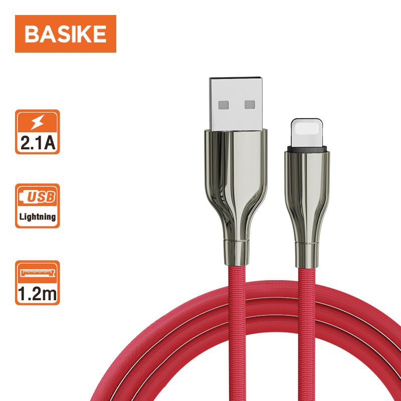 Cáp sạc BASIKE CT320 2.1A 1.2M cho