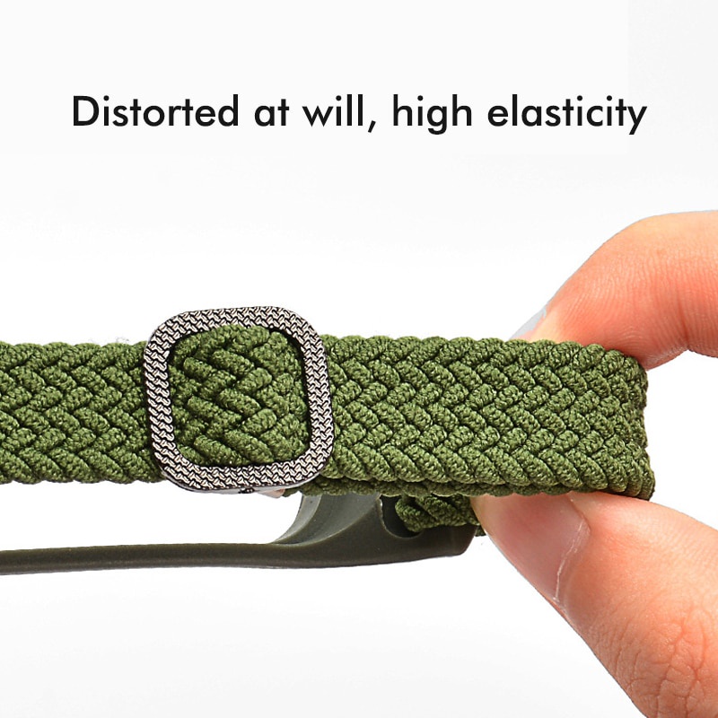 Dây Đeo Sợi Nylon Cho Đồng Hồ Thông Minh Xiaomi Mi Band 5 6 Nfc Mi Band 3 4