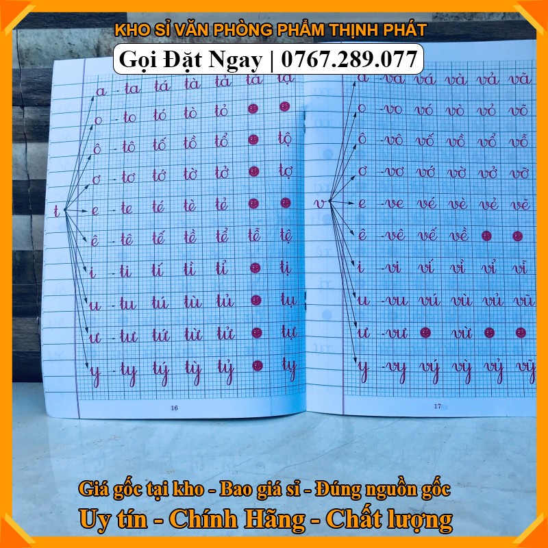 💥Kho sỉ vpp gi.á gốc,sẵn hàng 💥 TẬP ĐÁNH VẦN TIẾNG VIỆT  THEO CHƯƠNG TRÌNH MỚI