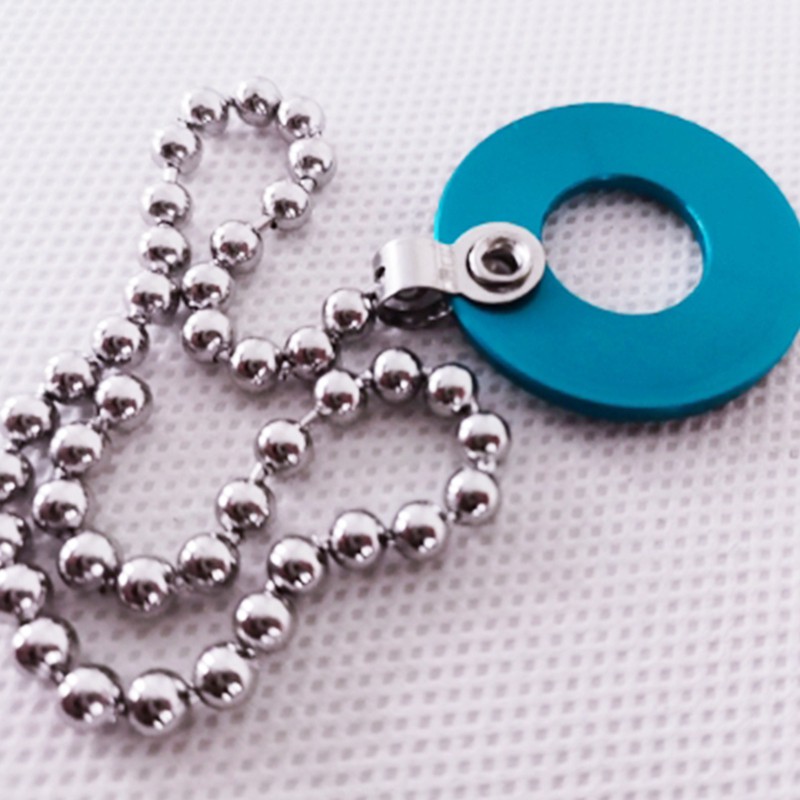 New Stock Drum Cymbal Chain Zinc Alloy Cymbal Extension Chain for Band,Blue