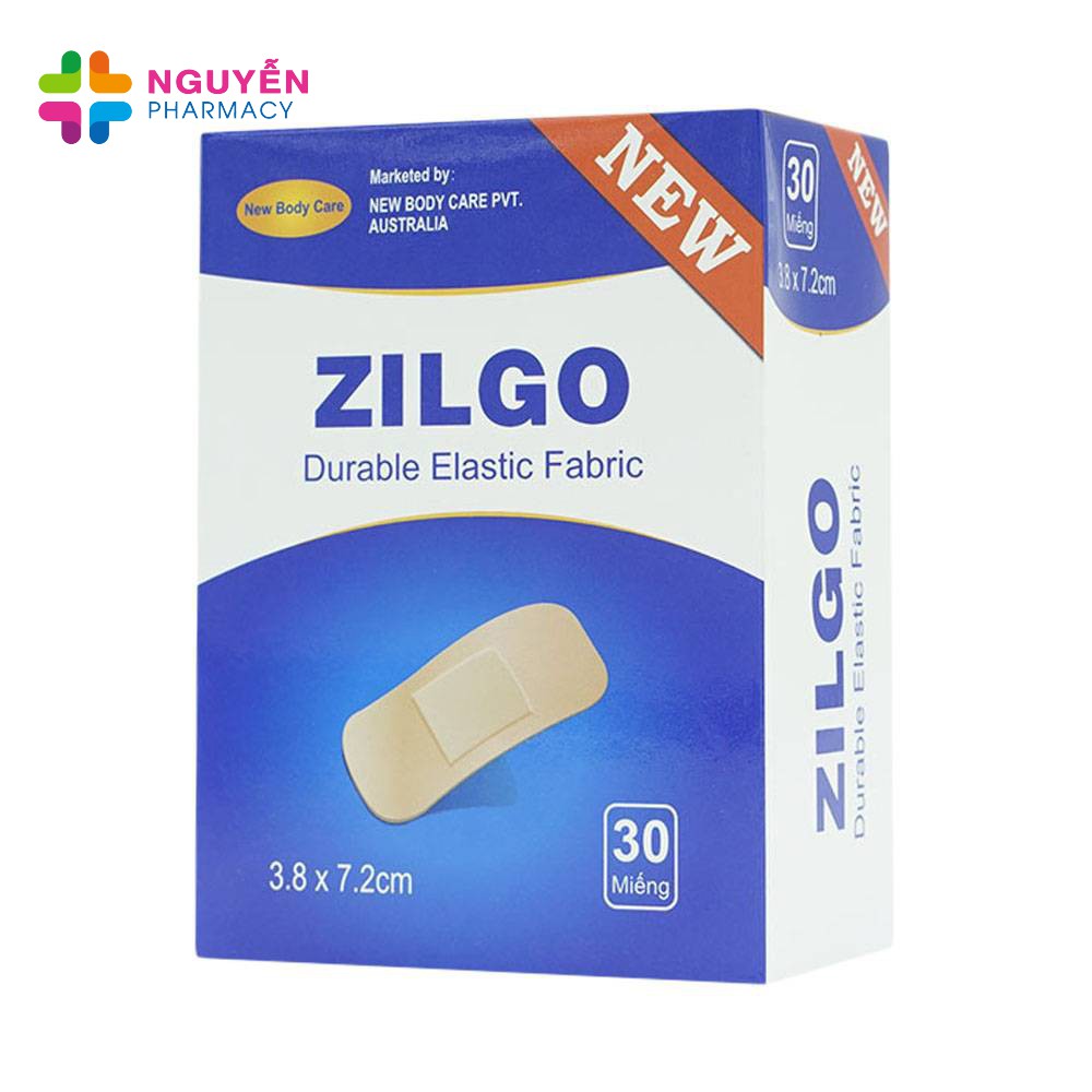 Băng cá nhân Zilgo bản to - Độ dính cao, co giãn tốt, tiện dụng