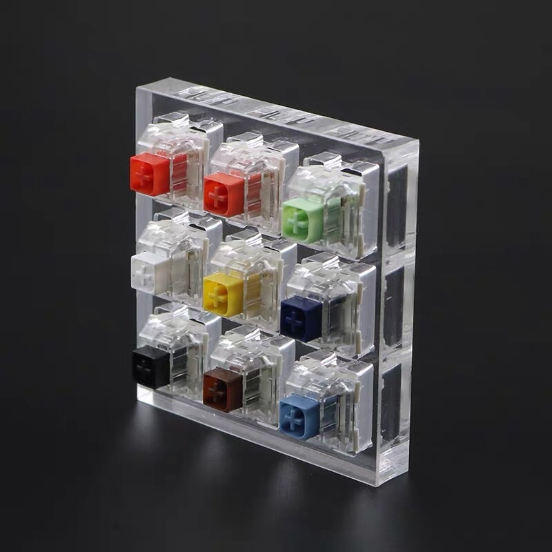 Khay mica đựng switch bàn phím cơ - khay nhựa để keycaps