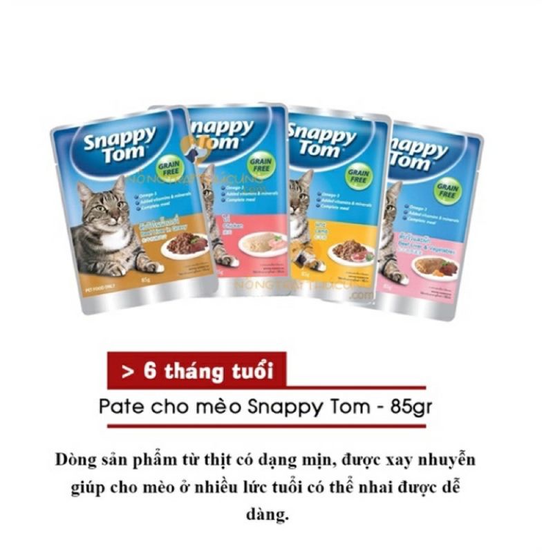 Pate Snappy tom cho mèo