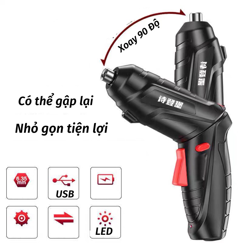 Máy Khoan Cầm Tay Máy Khoan Pin Bắt Vít Đa Năng KHO GIA DỤNG TRẦN PHÚ
