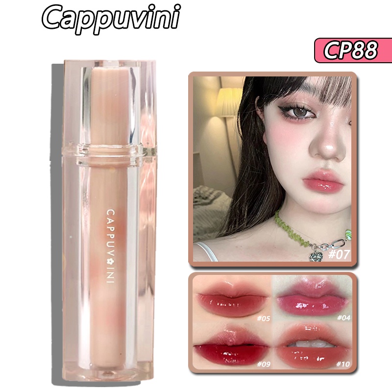 Son bóng dạng thạch CAPPUVINI dưỡng ẩm lâu trôi 3g