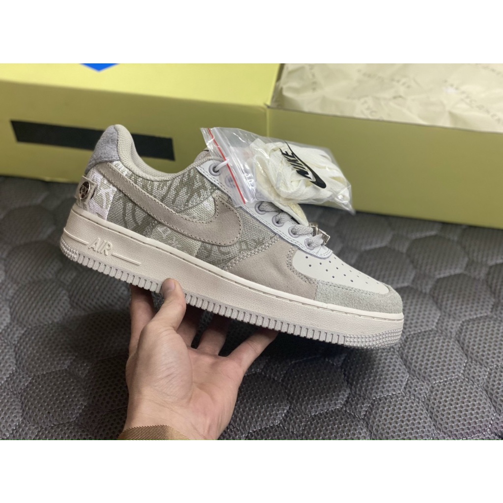 Giày Thể Thao- Af1 Travis Scot Grey Bản S.C