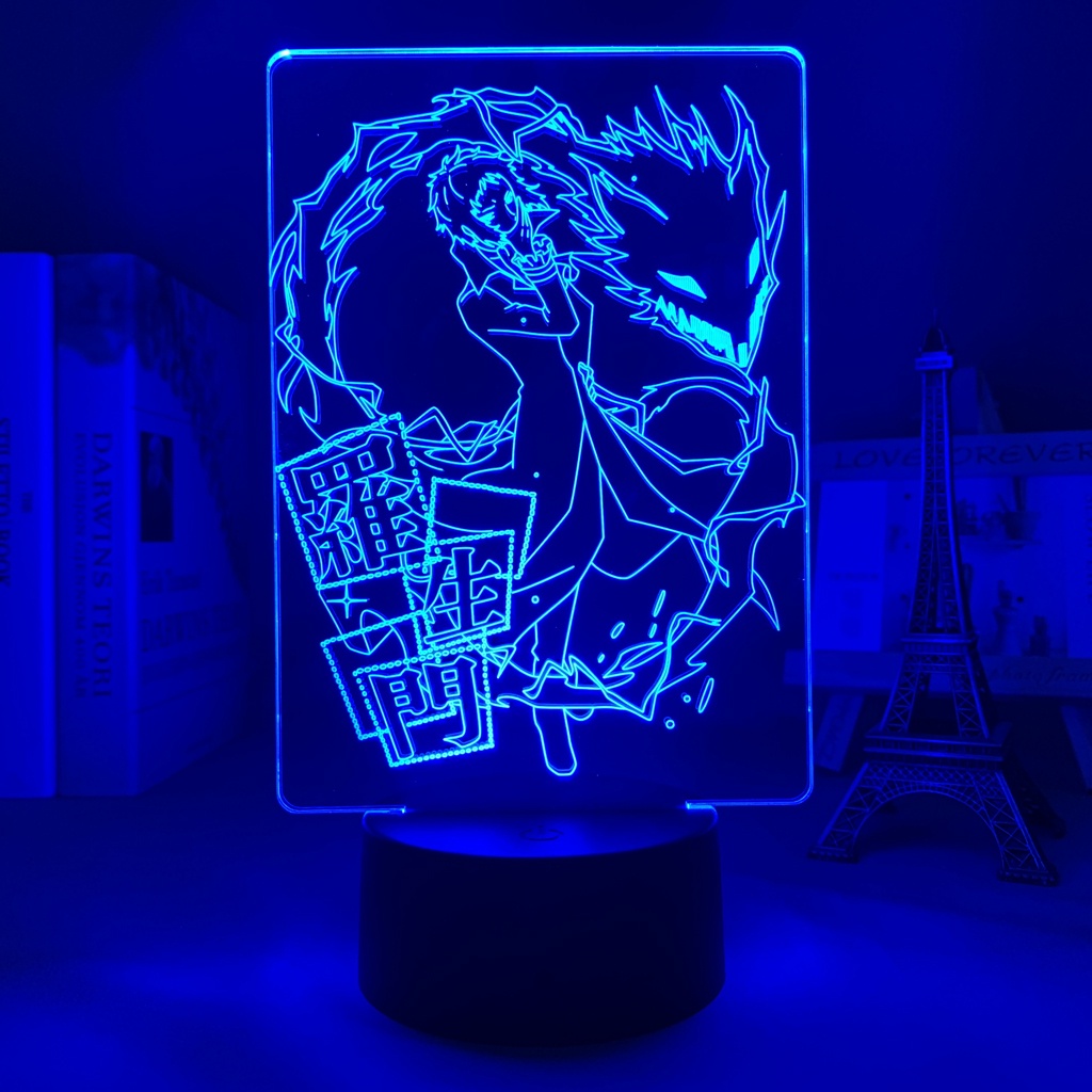 Đèn LED 3d Hình Nhân Vật Hoạt Hình Dazai Osamu Dễ Thương