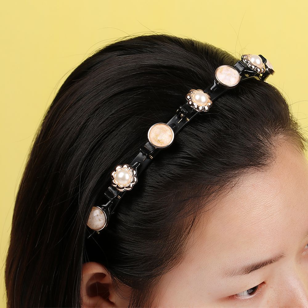 Dây Buộc Tóc Đính Ngọc Trai Giả Xinh Xắn Cho Nữ