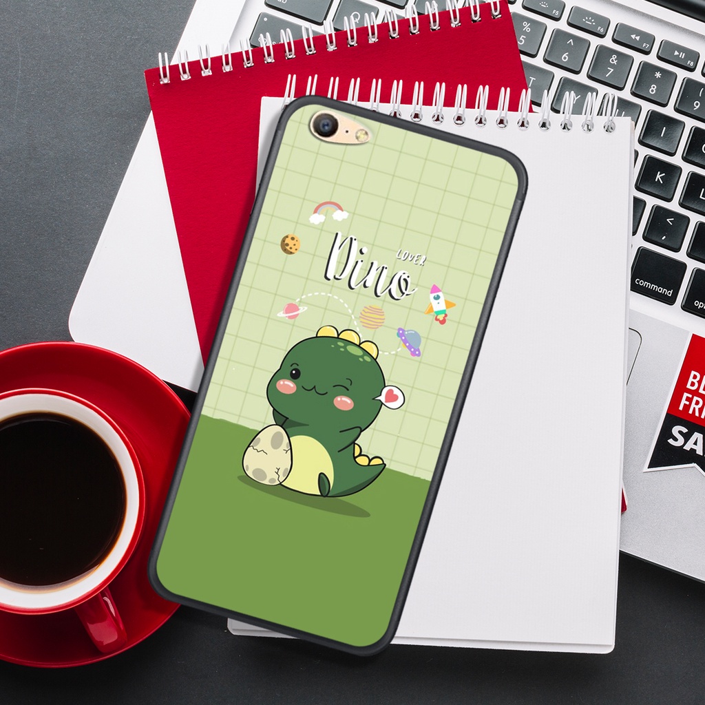 [HOT]ỐP OPPO A33 - A37 - F1 Plus - A39 - A57  , IN HÌNH KHỦNG LONG CHIBI SIÊU DỄ THƯƠNG.