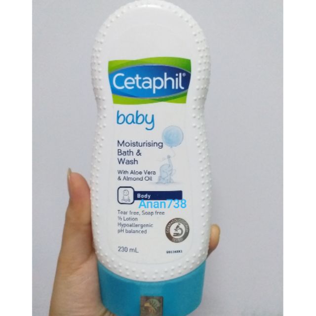 Sữa tắm Cetaphil dưỡng ẩm da cho bé 230ml