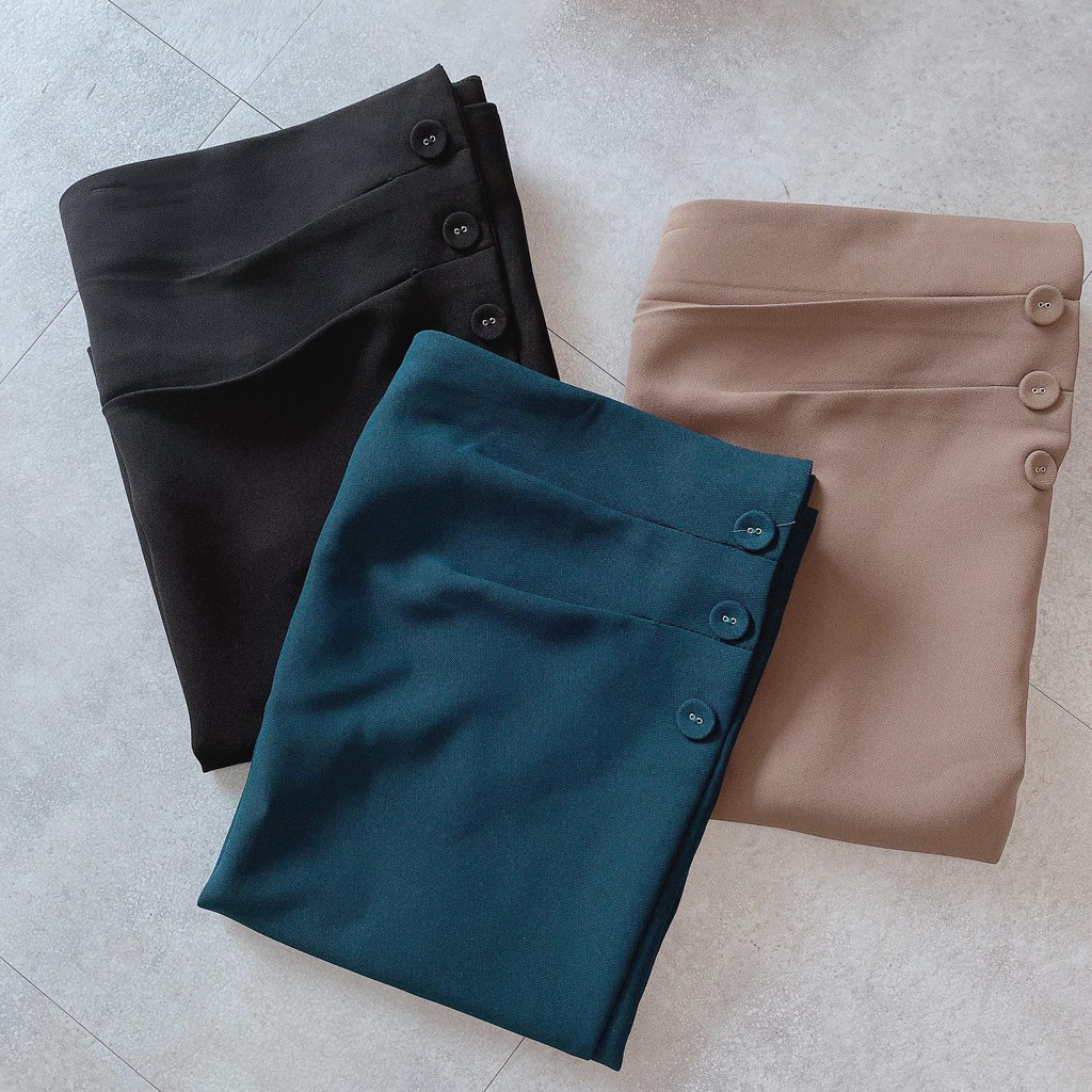 Chân váy bút chì công sở nữ kiểu xẻ lệch tà dáng dài CHUU CV6094 | BigBuy360 - bigbuy360.vn