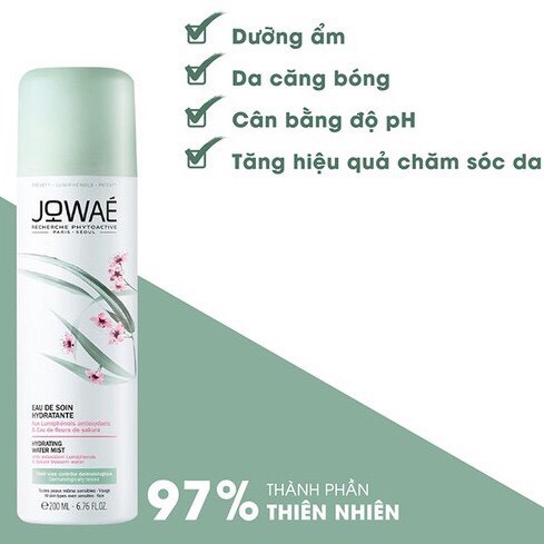 Xịt Khoáng Dưỡng Ẩm Jowae Hydrating Water Mist 200ml chính hãng