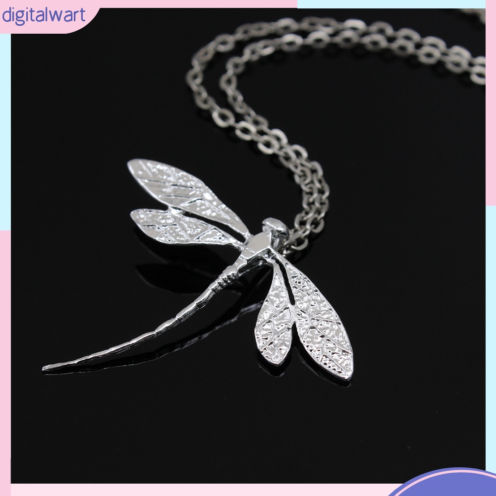 Dây Chuyền Hợp Kim Mặt Hình Chuồn Chuồn Dễ Thương Cá Tính Dành Cho Nữ