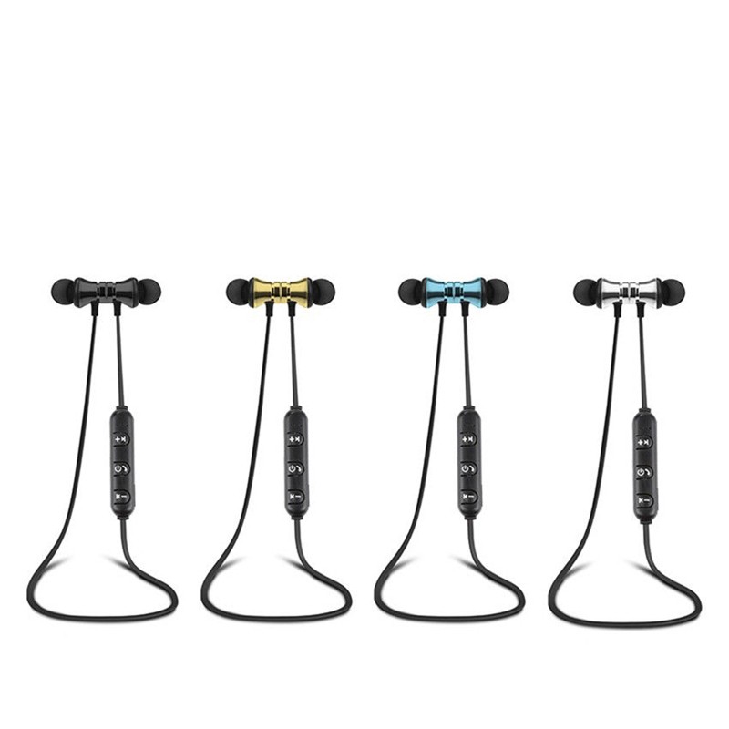 Tai Nghe Nhét Tai Bluetooth 4.2 Không Dây Âm Thanh Stereo Có Nam Châm &amp; Mic
