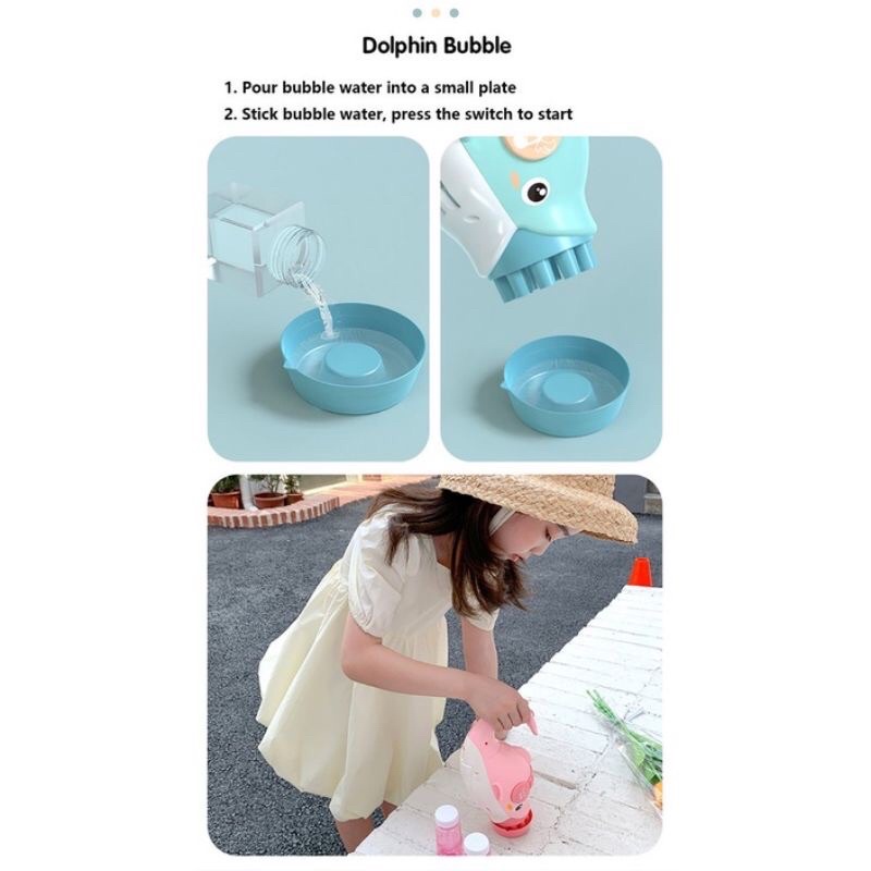 Cá heo thổi bong bóng xà phòng