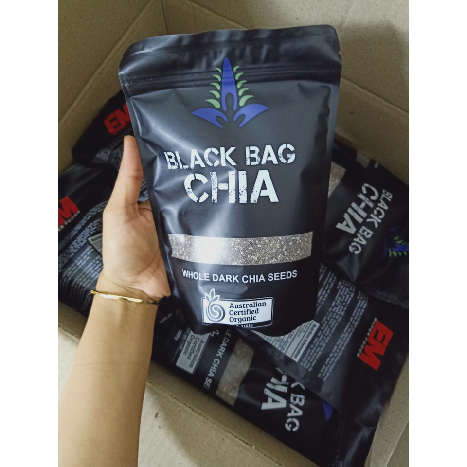 Hạt Chia Đen Úc Black Bag túi 500g - Hạt Nhập Khẩu