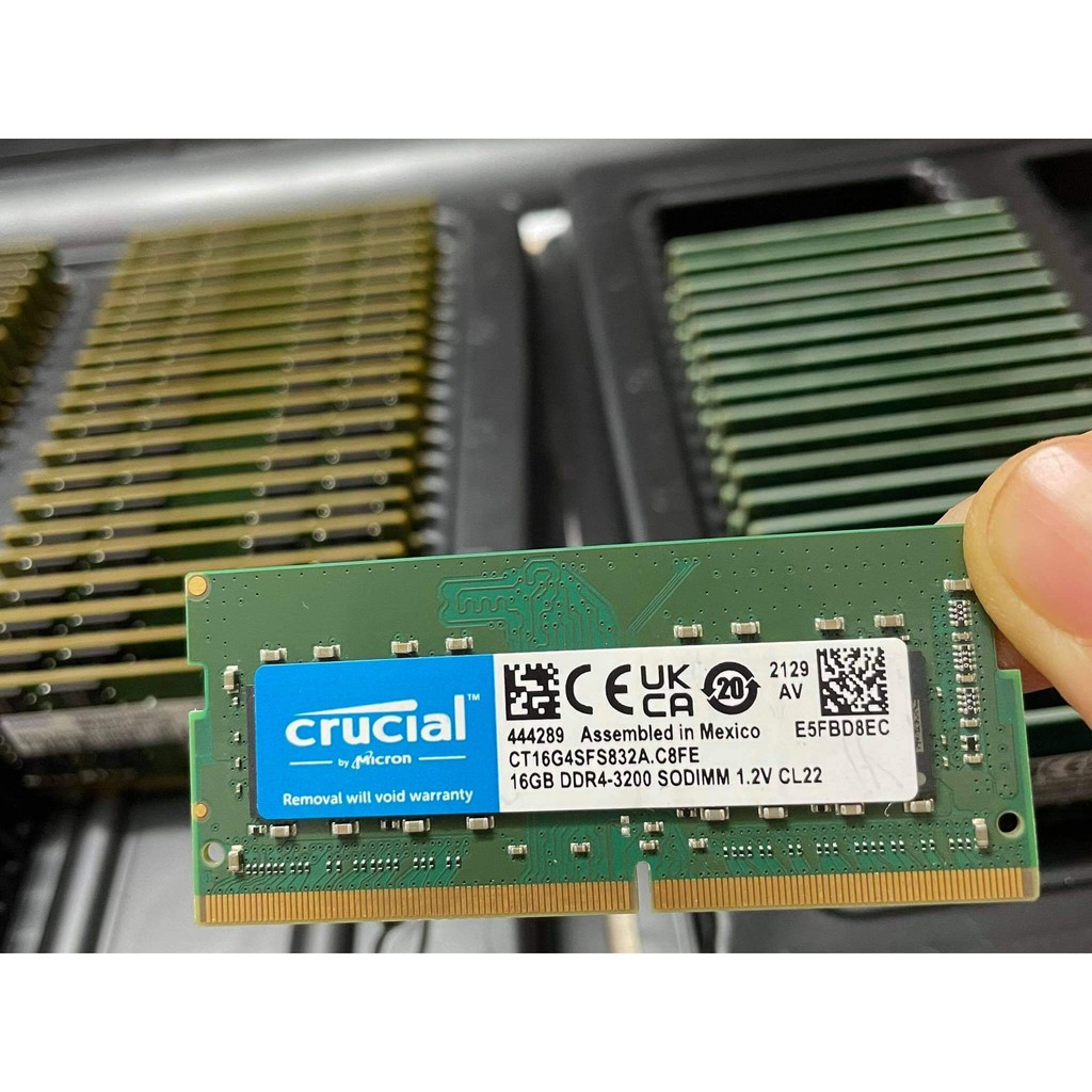 Ram Laptop Crucial DDR4 8GB 16GB 3200MHz CT8G4SFS832A - CT16G4SFS832A - Bảo hành 3 năm