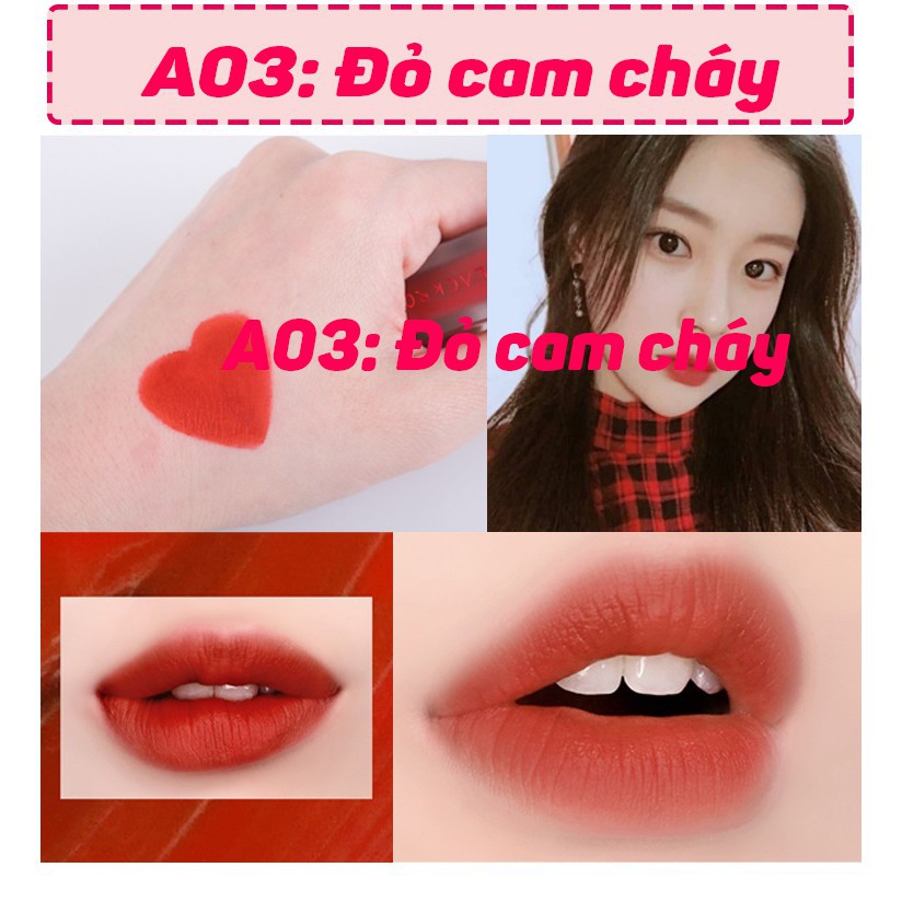 Son kem lì 🆘Tặng Quà🆘 giảm 10K [SON MOI] lên màu đẹp, Chất son siêu lì, lâu trôi, mùi thơm dịu auth Hàn Quốc | BigBuy360 - bigbuy360.vn