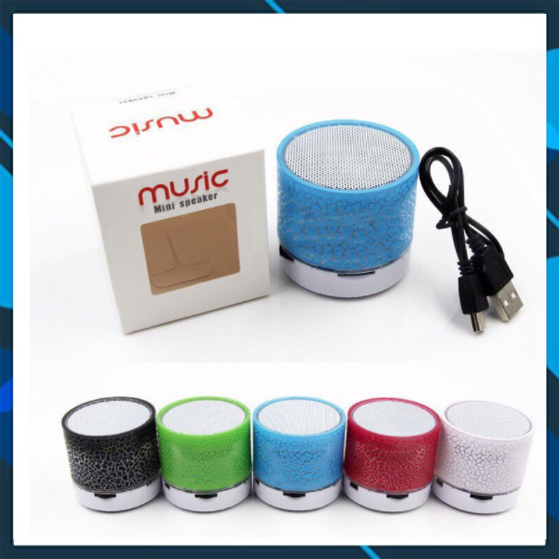 Loa Bluetooth Music Mini Speaker ⚡FREESHIP⚡ Đèn Led Đổi Màu, Nhiều Màu Sắc