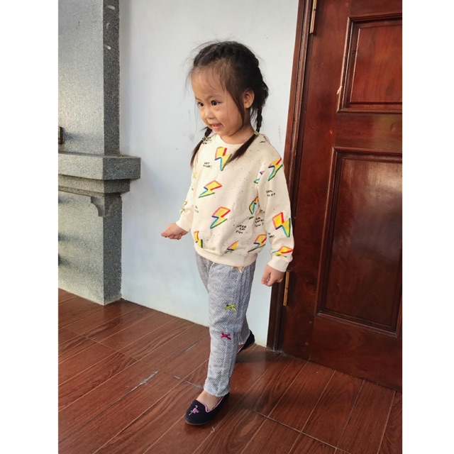 Bộ Nỉ Bé Gái Tia Sét